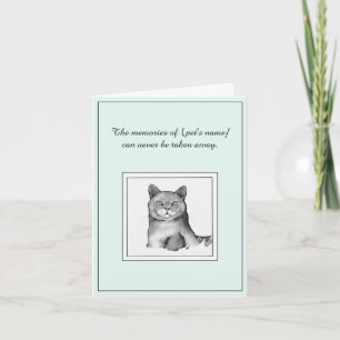 Britse Korthaar Sympathy Cat Kaart