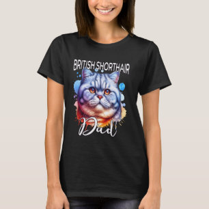 Britse Korthaar Vader Britse Korthaar Kat T-shirt