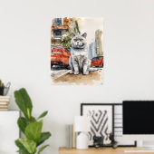 Britse kortharige kat - Cat Art Print (Thuiskantoor)