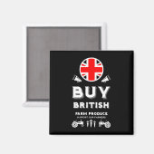 Britse Landbouw Steun Magneet (Voorkant / Achterkant)