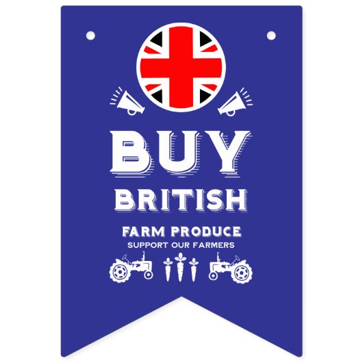 Britse landbouwsteun vlaggetjes (Tweede vlag)