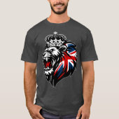 Britse Leeuw met trots  T-shirt (Voorkant)