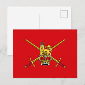 Britse leger (Britse strijdkrachten) Briefkaart (Voorkant / Achterkant)