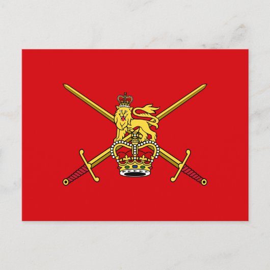 Britse leger (Britse strijdkrachten) Briefkaart (Voorkant)
