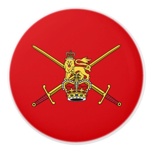 Britse leger (Britse strijdkrachten) Keramische Knop (Voorkant)
