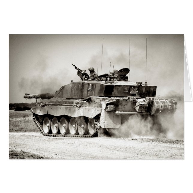 Britse leger Challenger 2 hoofdgevechtstank (Voorkant Horizontaal)