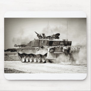Britse leger Challenger 2 hoofdgevechtstank Muismat