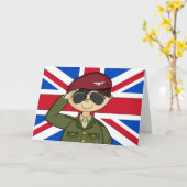 Britse legerofficier Kaart (Gele Bloem)