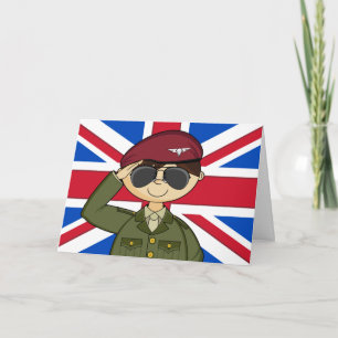 Britse legerofficier Kaart