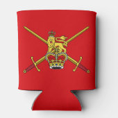 Britse legervlag (niet cerimoniaal) blikjeskoeler (Achterkant)