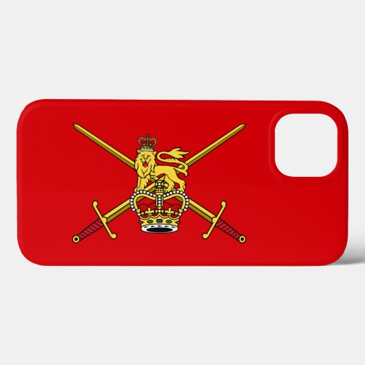 Britse legervlag (niet cerimoniaal) Case-Mate iPhone case (Achterkant (horizontaal))
