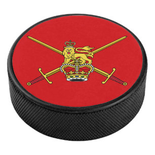 Britse legervlag (niet cerimoniaal) hockey puck