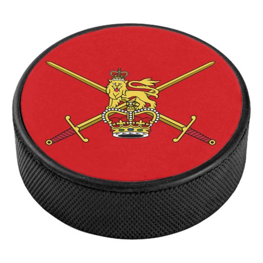 Britse legervlag (niet cerimoniaal) hockey puck (3/4)