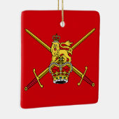 Britse legervlag (niet cerimoniaal) keramisch ornament (Rechts)