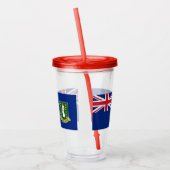 Britse Maagdeneilanden Acryl Drinkbeker (Links)