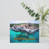 Britse Maagdeneilanden - Baths Briefkaart (Staand voorkant)