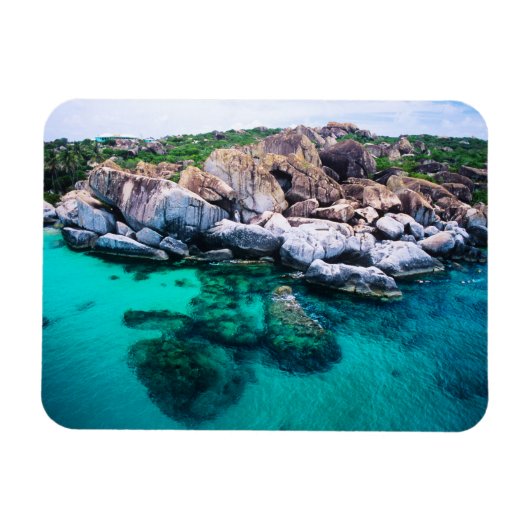 Britse Maagdeneilanden - Baths Magneet (Horizontaal)