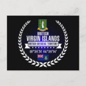 Britse Maagdeneilanden Briefkaart (Voorkant)