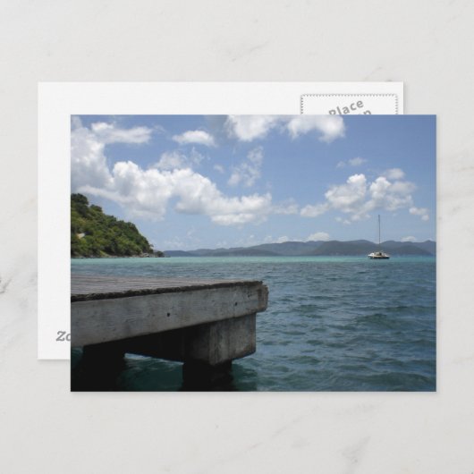 Britse Maagdeneilanden Briefkaart (Voorkant / Achterkant)