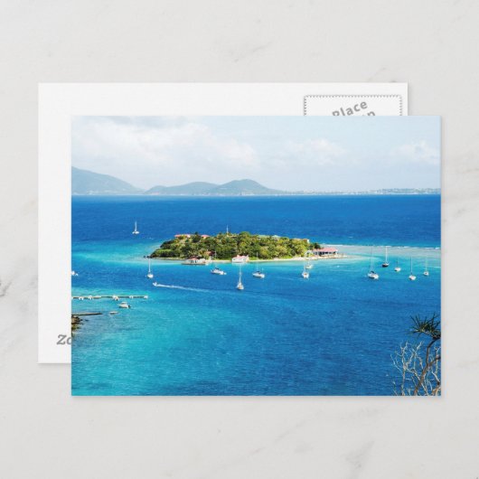 Britse Maagdeneilanden Briefkaart (Voorkant / Achterkant)