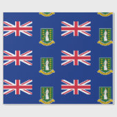 Britse Maagdeneilanden Cadeaupapier (Vlak)