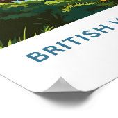 Britse Maagdeneilanden Caribbean Travel Print (Hoek)