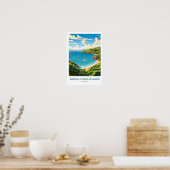 Britse Maagdeneilanden Caribbean Travel Print (Keuken)