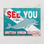 Britse Maagdeneilanden Dolphin -  BVI Briefkaart (Voorkant)