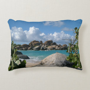 Britse Maagdeneilanden, Gorda, het Baths Beach Accent Kussen