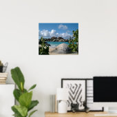 Britse Maagdeneilanden, Gorda, The Baths Beach Poster (Thuiskantoor)