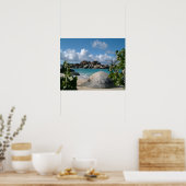 Britse Maagdeneilanden, Gorda, The Baths Beach Poster (Keuken)