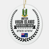 Britse Maagdeneilanden Keramisch Ornament (Links)