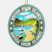 Britse Maagdeneilanden Keramisch Ornament (Links)