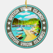 Britse Maagdeneilanden Keramisch Ornament (Achterkant)