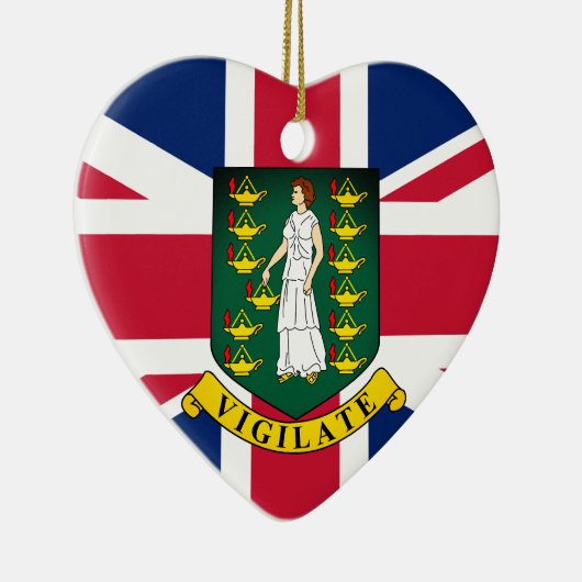 Britse Maagdeneilanden Keramisch Ornament (Rechts)