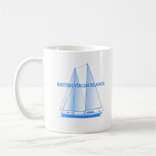 Britse Maagdeneilanden Kustland Nautical Sailing S Koffiemok