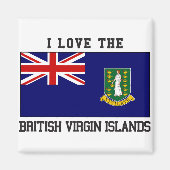 Britse Maagdeneilanden Magneet (Voorkant)