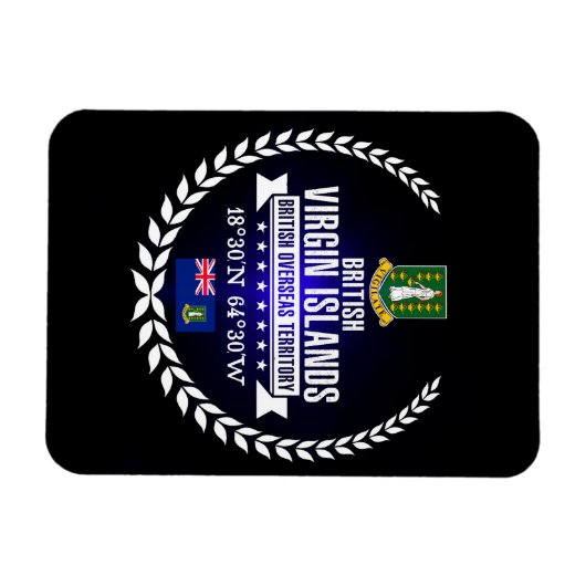 Britse Maagdeneilanden Magneet (Horizontaal)