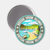 Britse Maagdeneilanden Magneet (Voorkant / Achterkant)