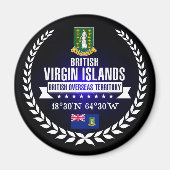 Britse Maagdeneilanden Magneet (Voorkant)