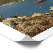 Britse Maagdeneilanden Poster (Hoek)