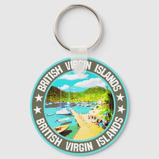 Britse Maagdeneilanden Sleutelhanger (Voorkant)