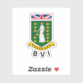 Britse Maagdeneilanden Sticker (Vel)