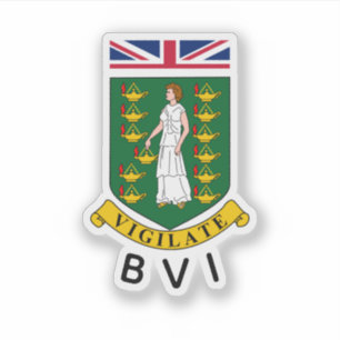 Britse Maagdeneilanden Sticker