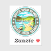 Britse Maagdeneilanden Sticker (Vel)