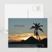 Britse Maagdeneilanden, Sunset Briefkaart (Voorkant / Achterkant)