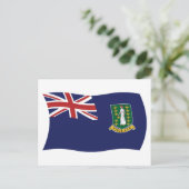 Britse Maagdeneilanden Vlag Ansichtkaart Briefkaart (Staand voorkant)