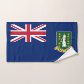 Britse Maagdeneilanden Vlag Bad Handdoek Set (Handdoek)