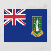 Britse Maagdeneilanden - vlag - Briefkaart (Voorkant)