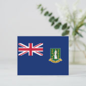Britse Maagdeneilanden Vlag Briefkaart (Staand voorkant)